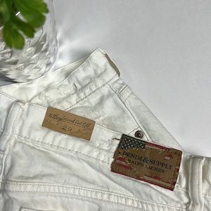 New boyfriend cuoff  denim shorts from Ralph Lauren size 29 color white